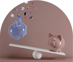 finances piggy bank