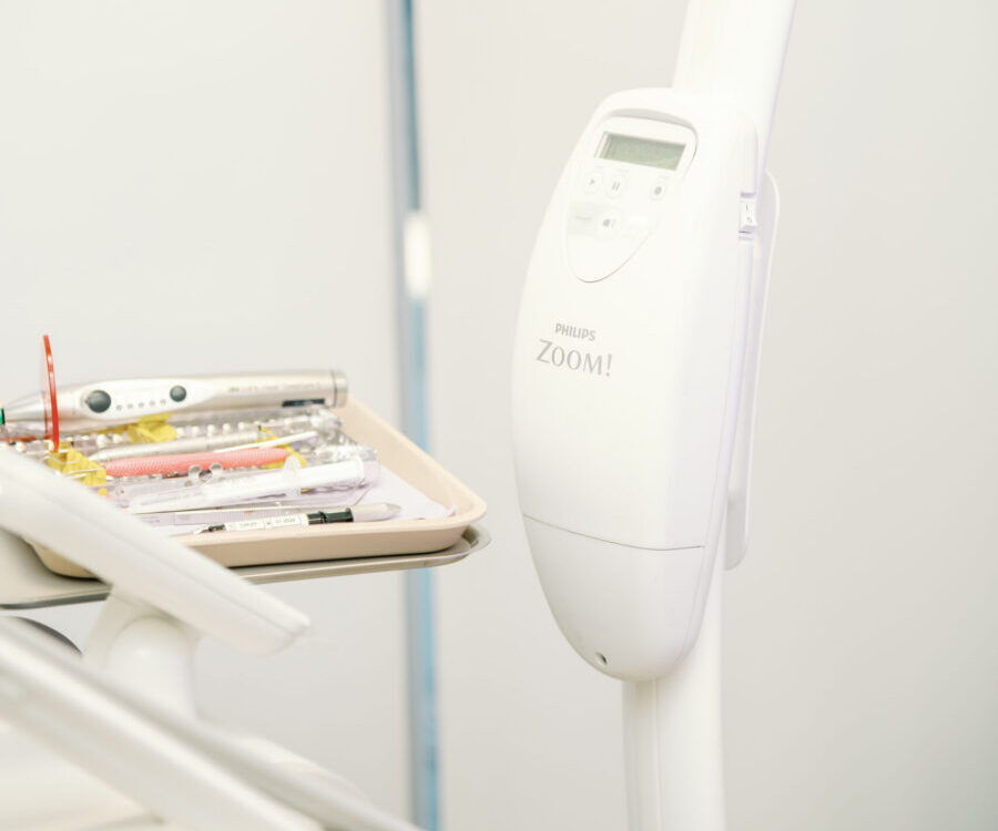 an image of Zoom teeth whitening, which we use for our teeth whitening in Vancouver